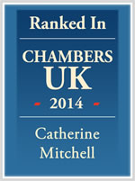 'Ranked in Chambers' logo for Catherine Mitchell