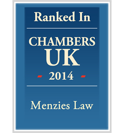 Ranked in Chambers UK 2014 logo