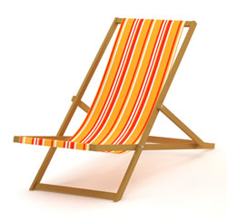 holiday pay - deck chair